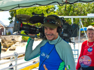 BBC TV in Barbados Blue - save our reefs eat more Lionfish 