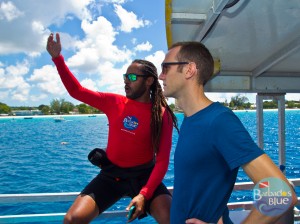 BBC TV in Barbados Blue - save our reefs eat more Lionfish 