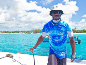 BBC TV in Barbados Blue - save our reefs eat more Lionfish 