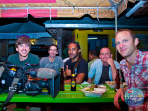 BBC TV at Barbados Blue Lionfish Hunting to Protect our Reefs