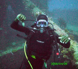 Robert {a.k.a Puffer} on the S.S. Stavronikita any going down