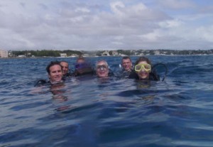 After a Manta Ray dive on Welcome Inn