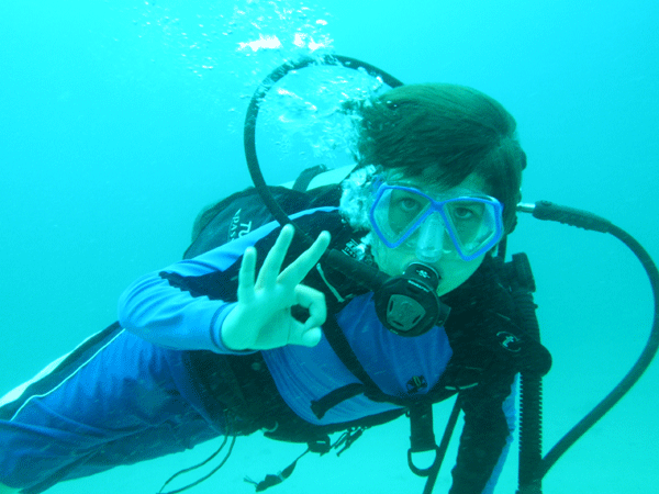 Matthew Chris, Discover Scuba Diving