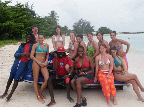 Journeys Through Paradise After the dive, before the kayaks they managed to sneak in a few minutes of Jet sking